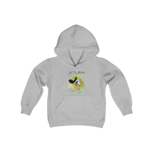 Youth Heavy Blend Hooded Sweatshirt - Art In Motion