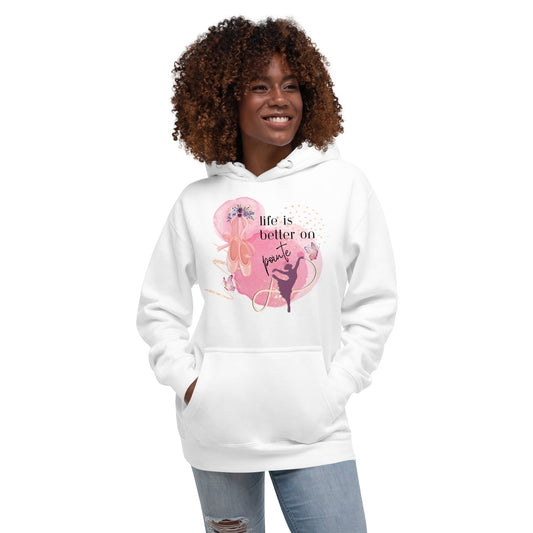 Hoodie for Dancers - Life Is Better On Pointe - aburgessandco.com