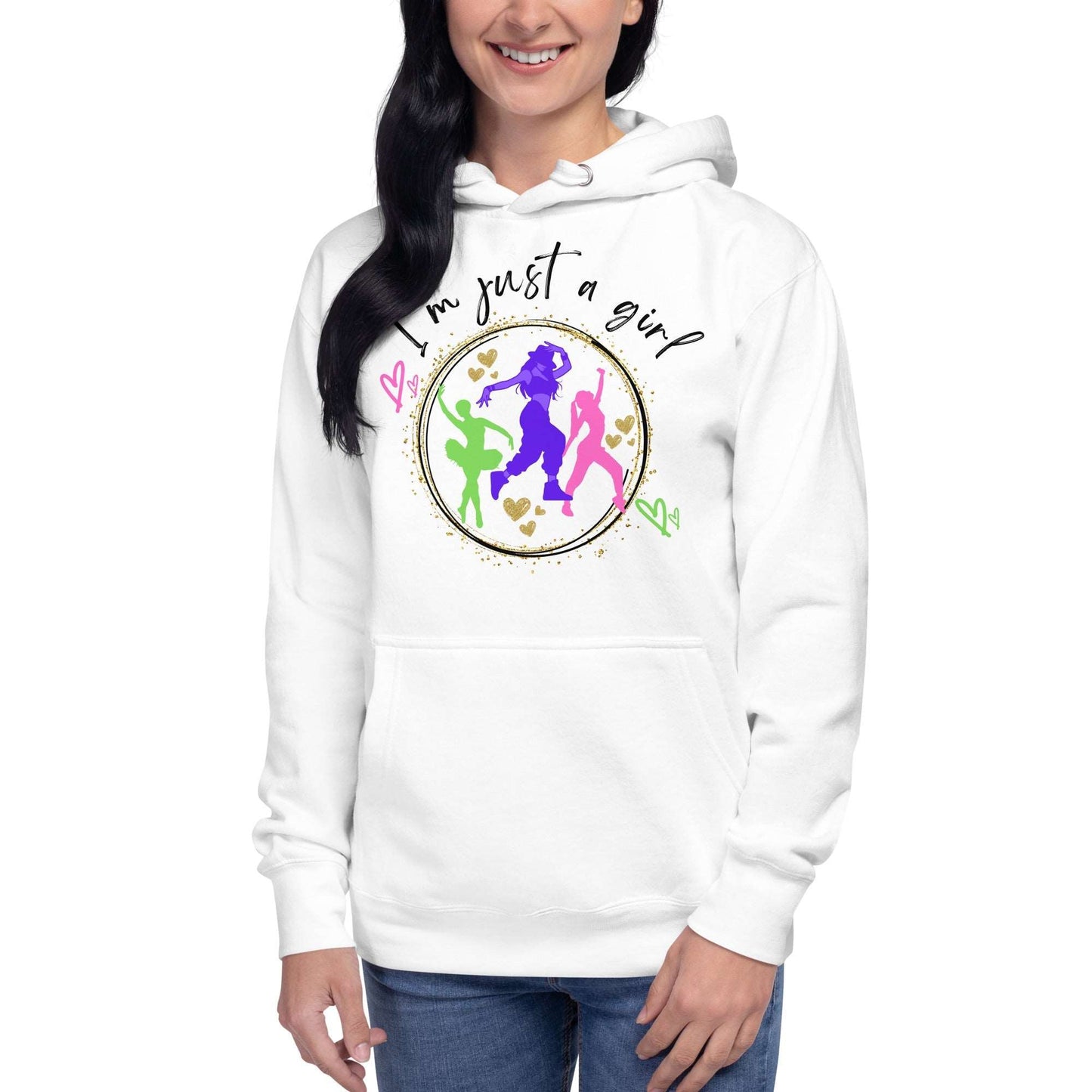 Hoodies For Dancers - I'm Just a girl who loves to dance - aburgessandco.com