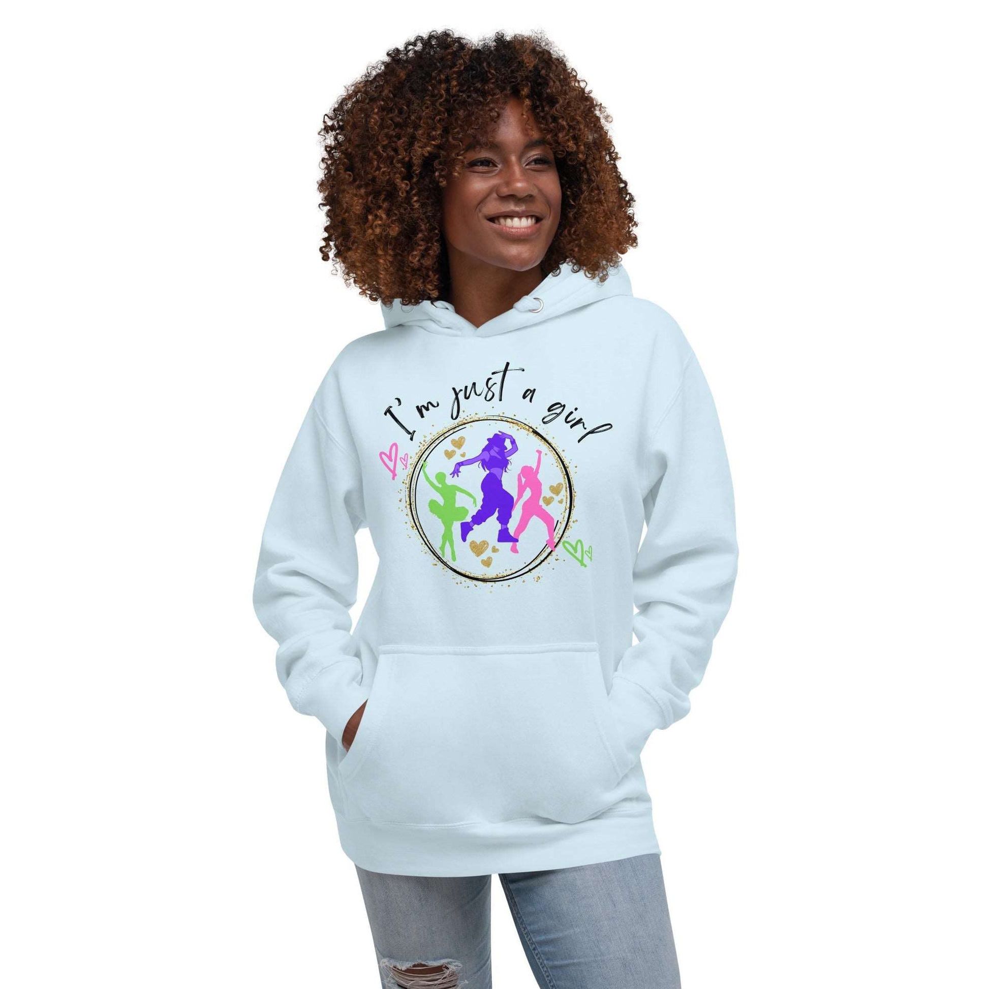 Hoodies For Dancers - I'm Just a girl who loves to dance - aburgessandco.com