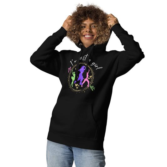 I'm just a girl who loves to dance Unisex Hoodie